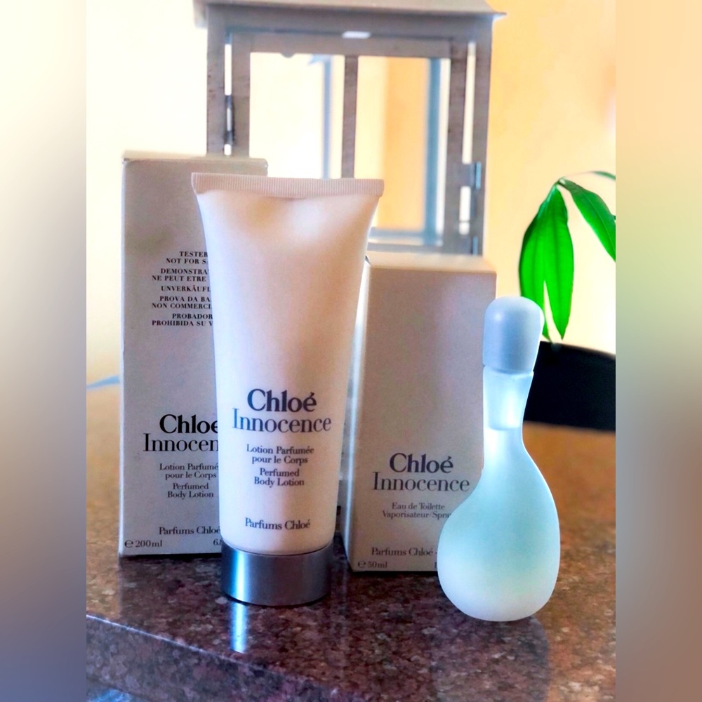 ULTRA RARE Chloe INNOCENCE by Chloe EDT 1.7 & matching Body Lotion NIB